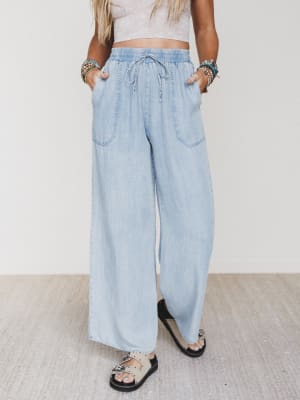 Casual Step Wide Leg Pants: undefined