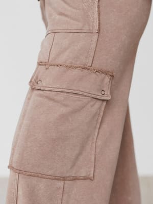 It's a Match Wide Leg Pants - Mocha Mousse L / Mocha Mousse