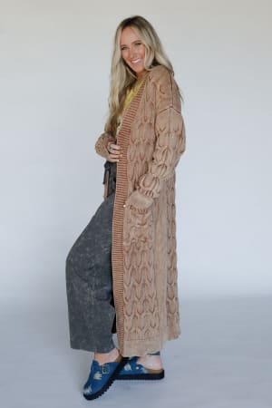 chill-nights-cable-knit-cardigan-brown/Brown