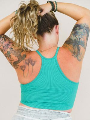 Knock Out Seamless Brami - Tropical Green S/M / Tropical Green
