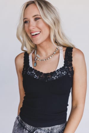 love-echoes-lace-tank-top-black/Black