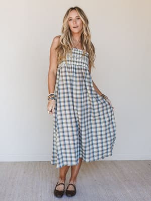 Journey Home Maxi Skirt - Denim L / Denim