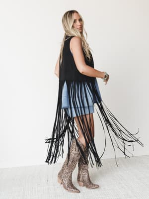 rock-the-west-fringe-vest-black/Black