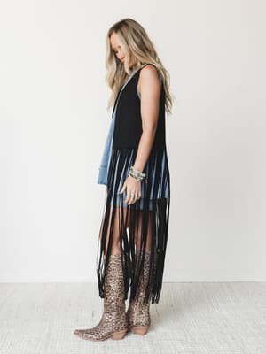 rock-the-west-fringe-vest-black/Black