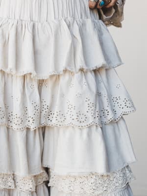 Ruffle Bloom 2 Piece Bundle - Taupe