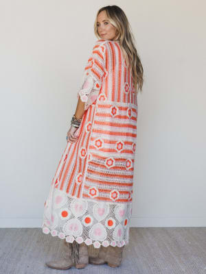 spring-groove-duster-orange-multi/Orange Multi
