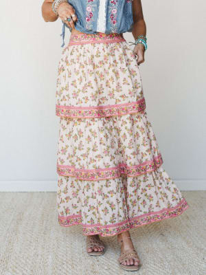 Floral Melody Skirt: undefined