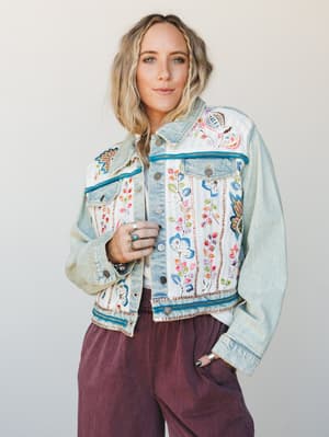Places Like Home Jacket: Denim