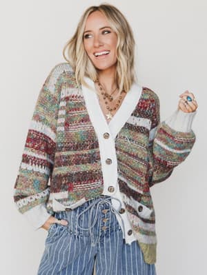 Warm Wishes Cardigan: Olive