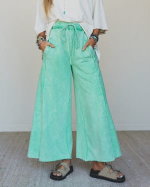 Hit the Mark Pants - Sage Green L / Sage Green