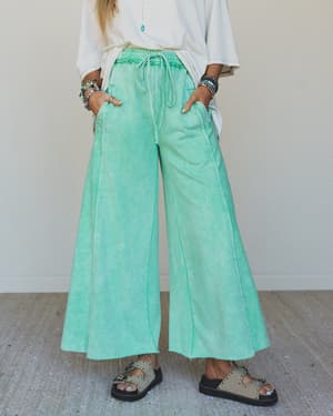 Hit the Mark Pants - Sage Green L / Sage Green