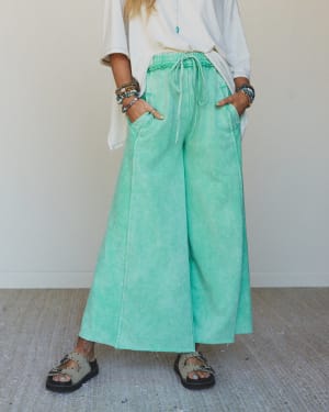 Hit the Mark Pants - Sage Green L / Sage Green