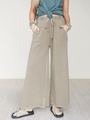 Wild Solistice Drawstring Pants - Mocha L / Mocha