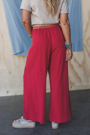 the-nest-no-rush-wide-leg-pants-terracotta-multi/Red