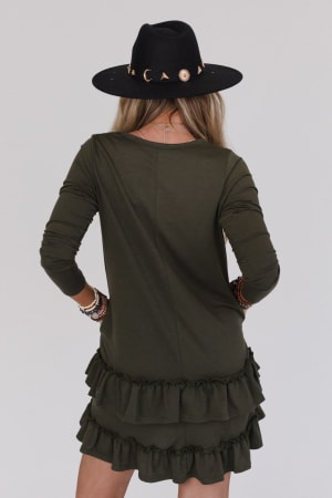 constance-ruffle-hem-long-sleeve-dress-olive-light/Olive