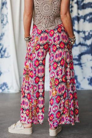 secret-admirer-printed-pants-pink-multi/Pink Multi