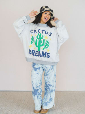 Cactus Dreams Sweater - Grey L / Grey