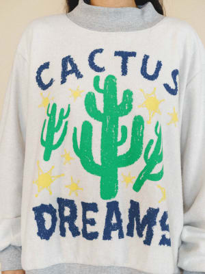 Cactus Dreams Sweater - Grey L / Grey