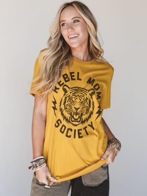 The Nest Rebel Mom Society Tee: undefined