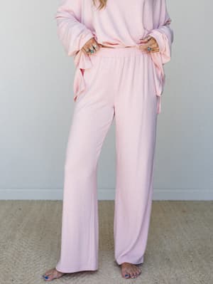 Soft Bloom Pant: Pink