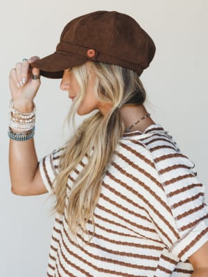 Easy Days Newsboy Cap: undefined