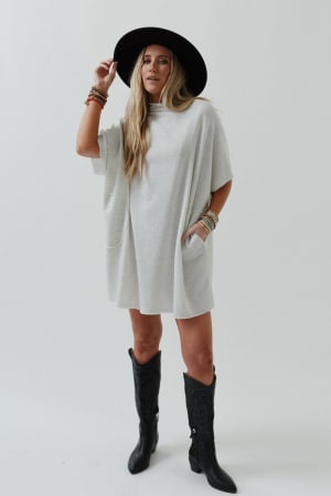 laid-back-luxe-dress-light-heather-gray/Light Heather Gray