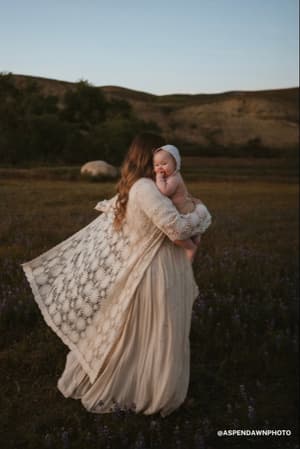 Garden Muse Crochet Duster: Ivory