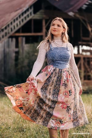 Spring Song Midi Dress: undefined