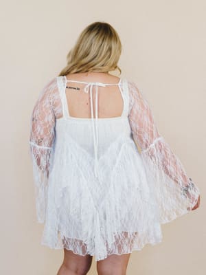 Dreamy Darlin' Dress - Cream S / Cream