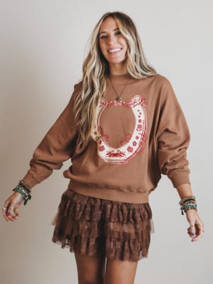 Lucky Flower Sweatshirt: undefined