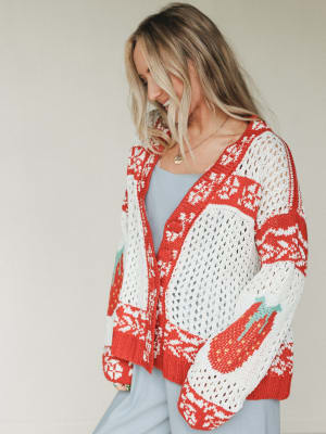 Love You Sweater - Red L / Red