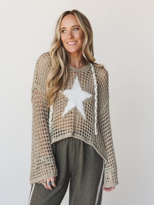 She's a Star Top - Olive L / Olive
