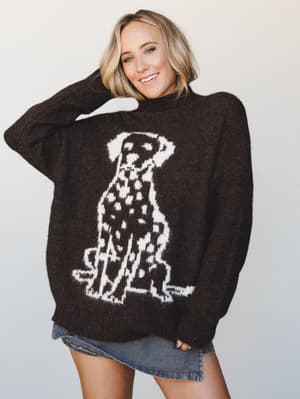 Soft Spot Sweater: Chocolate