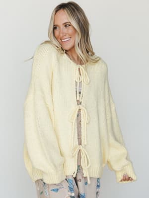 Ray Of Sunshine Sweater: Yellow