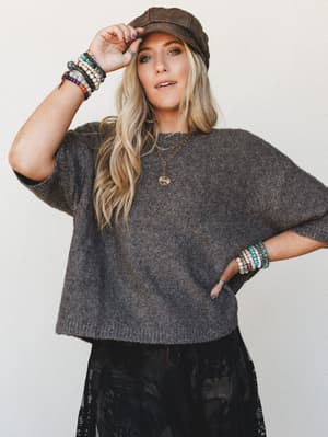 Juniper Sweater: Dark Mocha