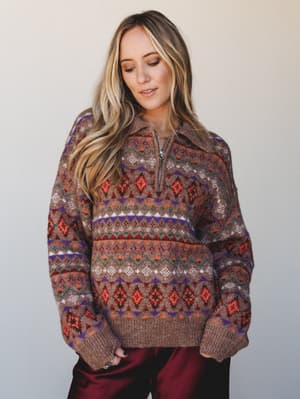 Pinecrest Sweater: Purple