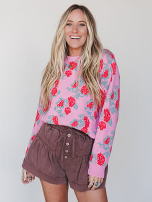 Cute Thrills Shorts - Washed Mocha L / Washed Mocha