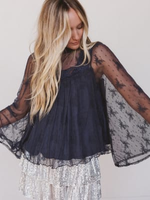 Lace Horizon Top: undefined