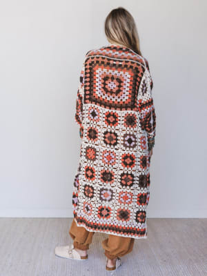 The Nest Soulful Wanderer Crochet Duster: undefined
