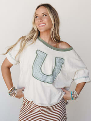 Lucky Horses Tee: undefined