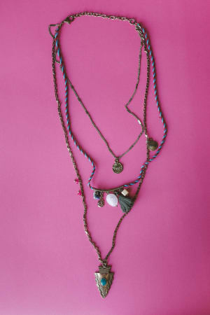 Canyon Jewel Layered Necklace: undefined