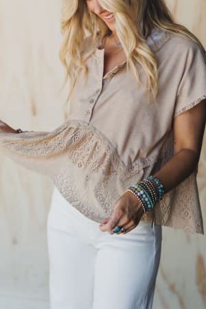 Callie Short Sleeve Tee: undefined