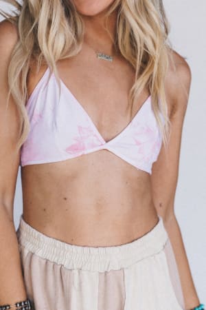 Justina Tie Dye Bralette: undefined