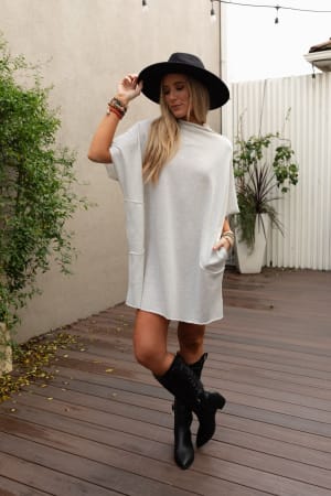 laid-back-luxe-dress-light-heather-gray/Light Heather Gray
