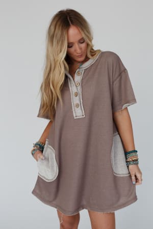 jodi-tunic-dress-mocha/Mocha