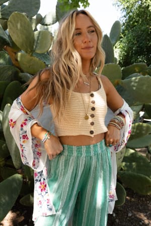 heatwaves-button-down-brami-oatmeal/Oatmeal