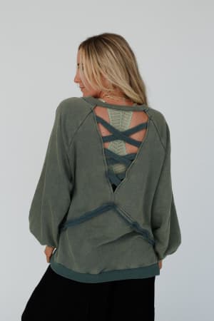 crossed-paths-sweatshirt-olive/Olive