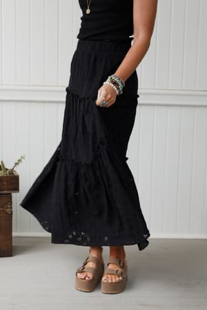 sweet-briar-eyelet-skirt-black/Black