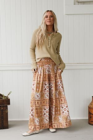wildly-free-wide-leg-pants-mustard/Yellow