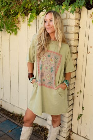 fall-blossoms-tee-dress-sage/Sage